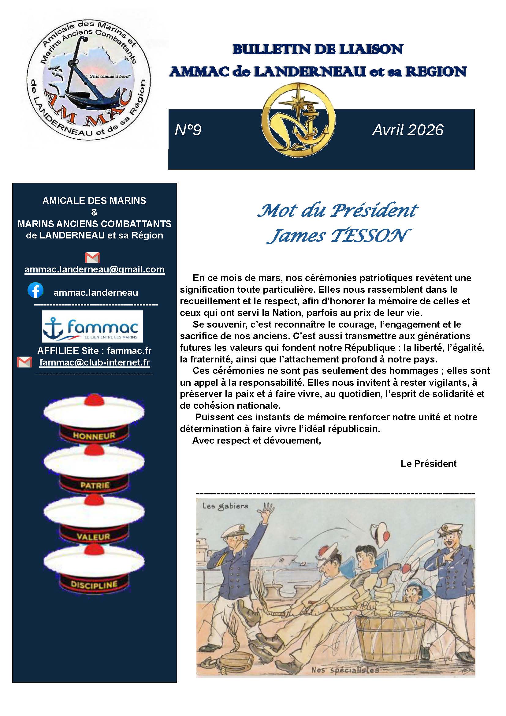 Bulletin AMMAC Landernau avril 2026 Page 1
